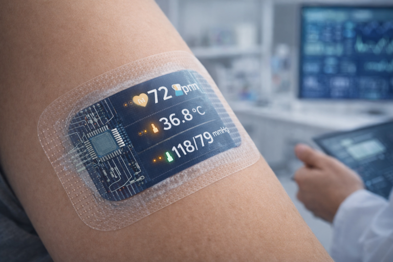 Curativo inteligente monitora feridas em tempo real e pode transformar tratamentos